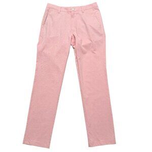 Bonobos Golf Pants Mens Size 31x32 Slim Fit Performance Stretch Pink